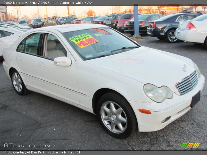 Alabaster White / Ash 2002 Mercedes-Benz C 240 Sedan