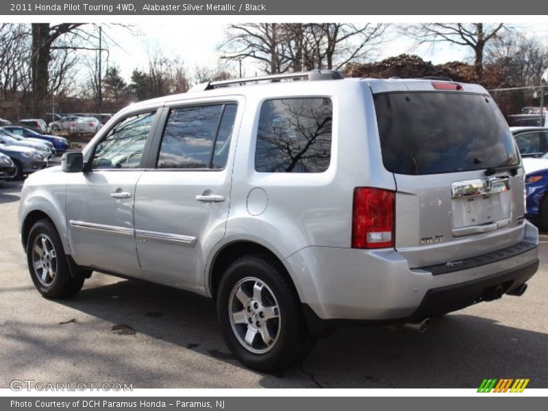 Alabaster Silver Metallic / Black 2011 Honda Pilot Touring 4WD