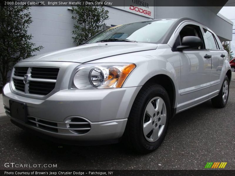 Bright Silver Metallic / Dark Slate Gray 2008 Dodge Caliber SE