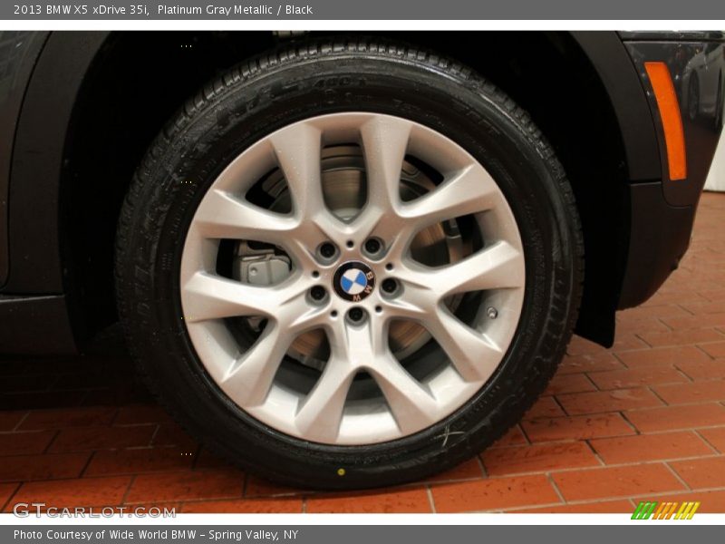Platinum Gray Metallic / Black 2013 BMW X5 xDrive 35i
