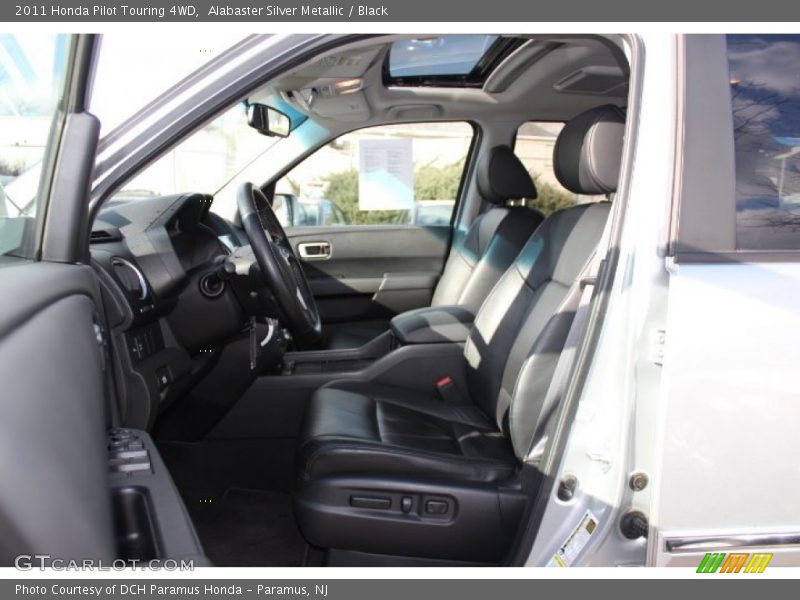 Alabaster Silver Metallic / Black 2011 Honda Pilot Touring 4WD