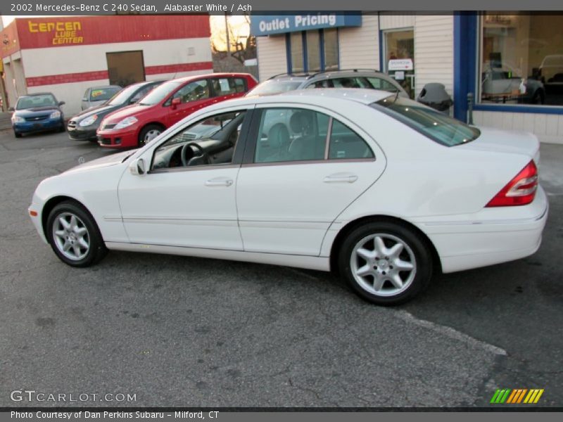 Alabaster White / Ash 2002 Mercedes-Benz C 240 Sedan