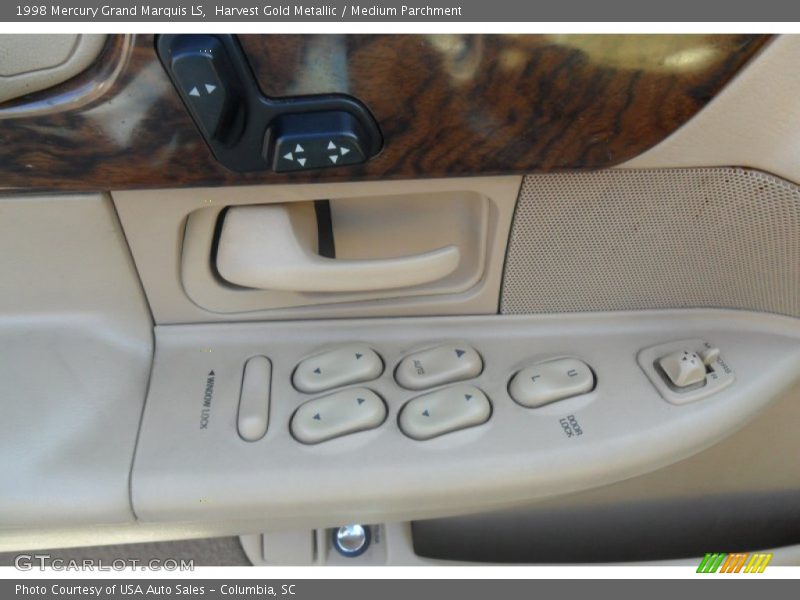 Harvest Gold Metallic / Medium Parchment 1998 Mercury Grand Marquis LS