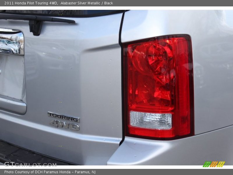 Alabaster Silver Metallic / Black 2011 Honda Pilot Touring 4WD