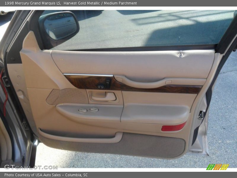 Harvest Gold Metallic / Medium Parchment 1998 Mercury Grand Marquis LS
