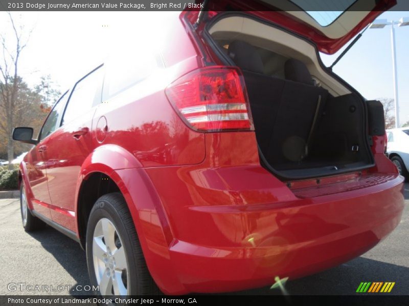 Bright Red / Black 2013 Dodge Journey American Value Package