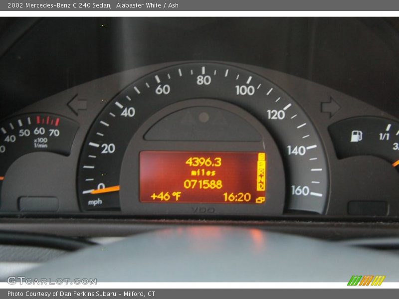 Alabaster White / Ash 2002 Mercedes-Benz C 240 Sedan