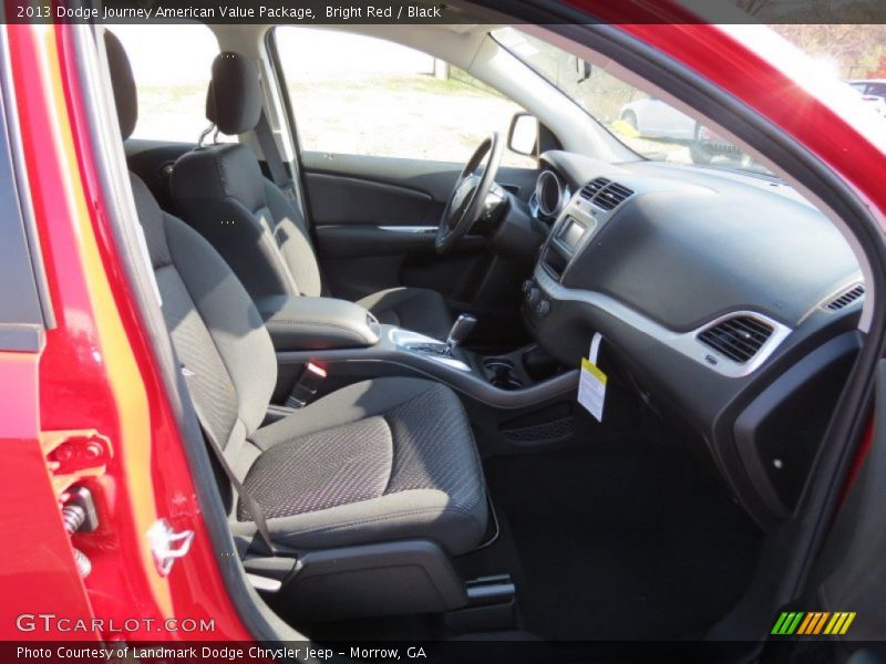 Bright Red / Black 2013 Dodge Journey American Value Package
