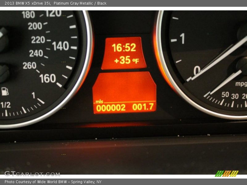 Platinum Gray Metallic / Black 2013 BMW X5 xDrive 35i