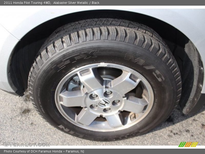 Alabaster Silver Metallic / Black 2011 Honda Pilot Touring 4WD