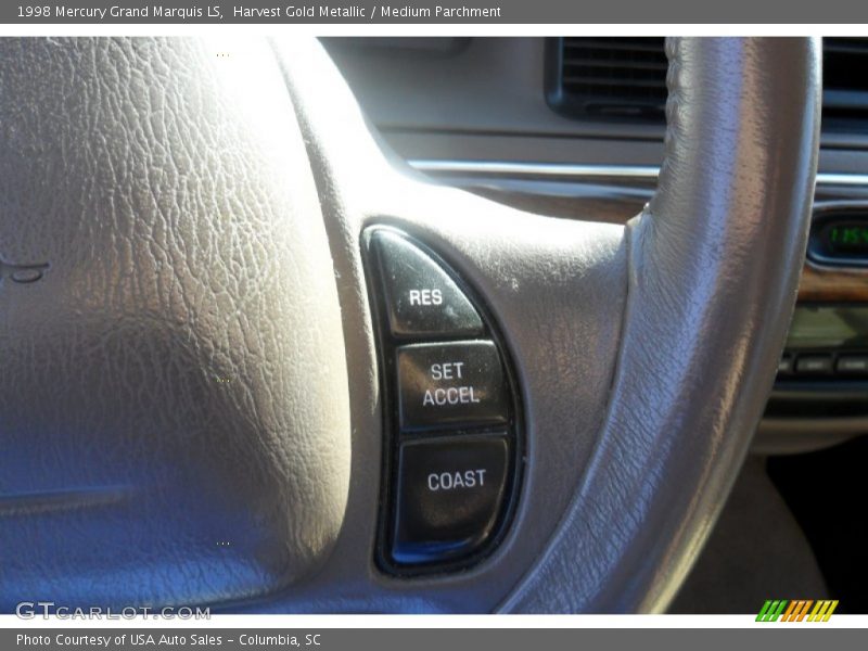 Harvest Gold Metallic / Medium Parchment 1998 Mercury Grand Marquis LS