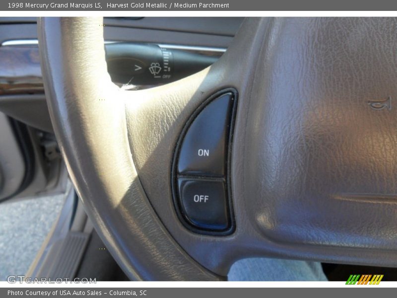 Harvest Gold Metallic / Medium Parchment 1998 Mercury Grand Marquis LS