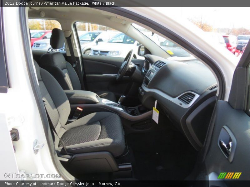 White / Black 2013 Dodge Journey American Value Package