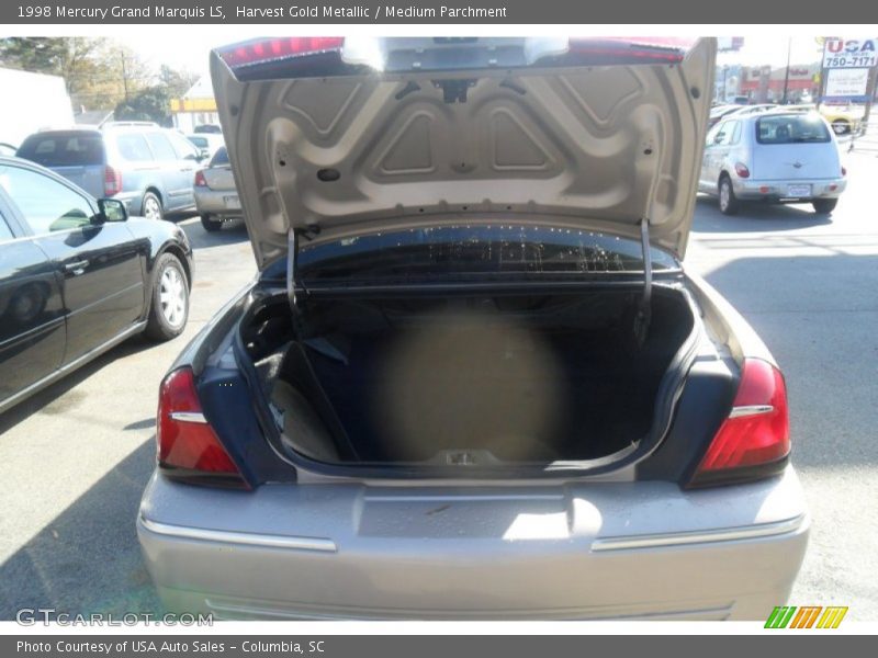 Harvest Gold Metallic / Medium Parchment 1998 Mercury Grand Marquis LS