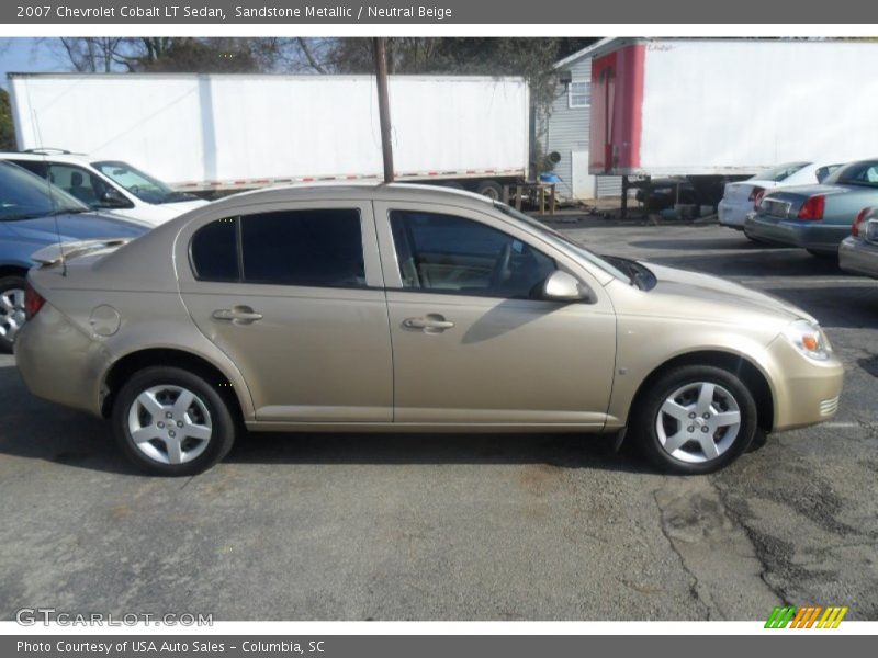 Sandstone Metallic / Neutral Beige 2007 Chevrolet Cobalt LT Sedan
