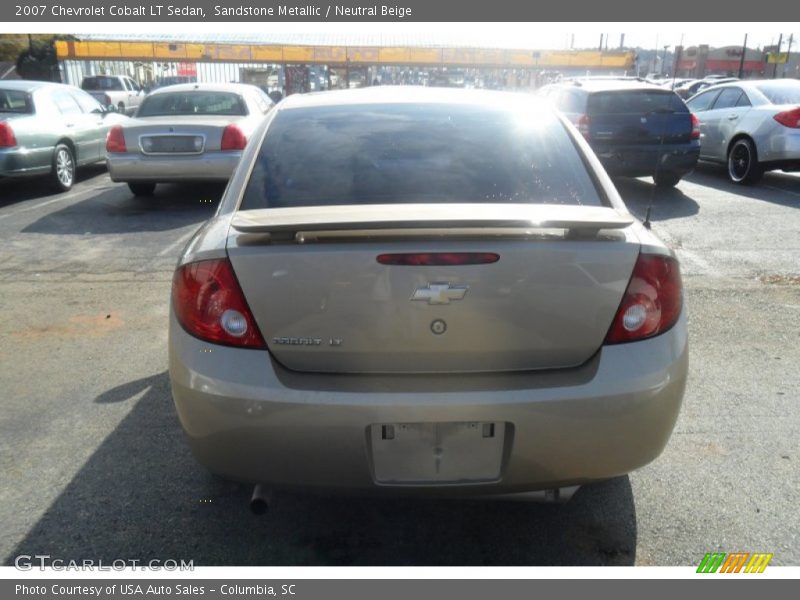 Sandstone Metallic / Neutral Beige 2007 Chevrolet Cobalt LT Sedan