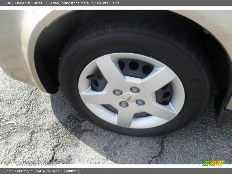 Sandstone Metallic / Neutral Beige 2007 Chevrolet Cobalt LT Sedan