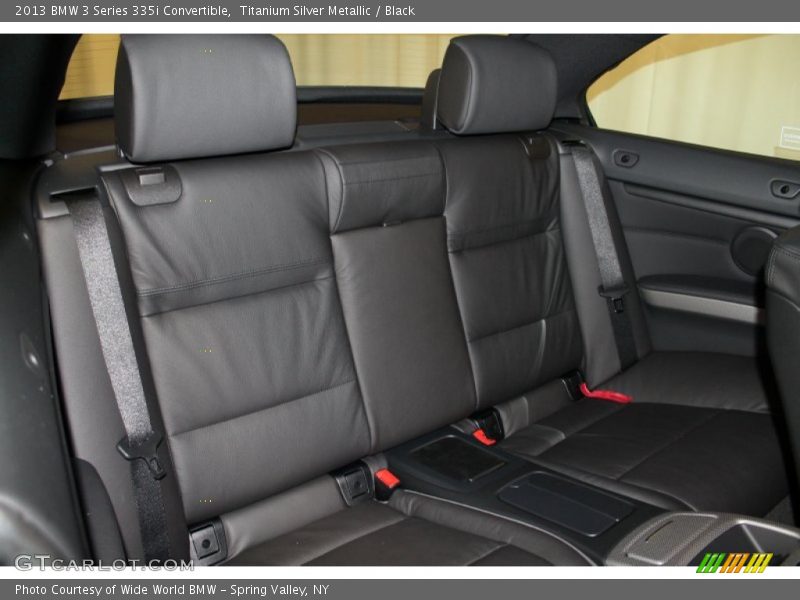 Titanium Silver Metallic / Black 2013 BMW 3 Series 335i Convertible