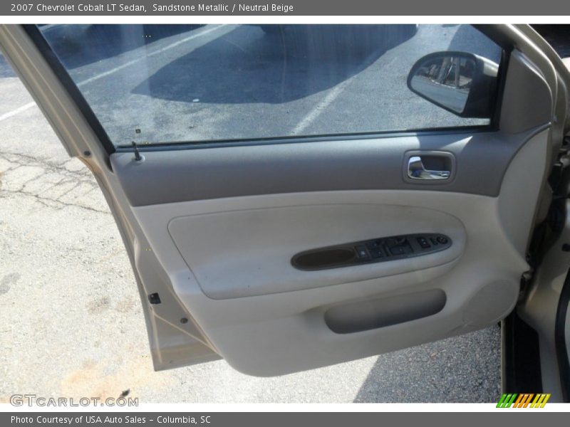 Sandstone Metallic / Neutral Beige 2007 Chevrolet Cobalt LT Sedan