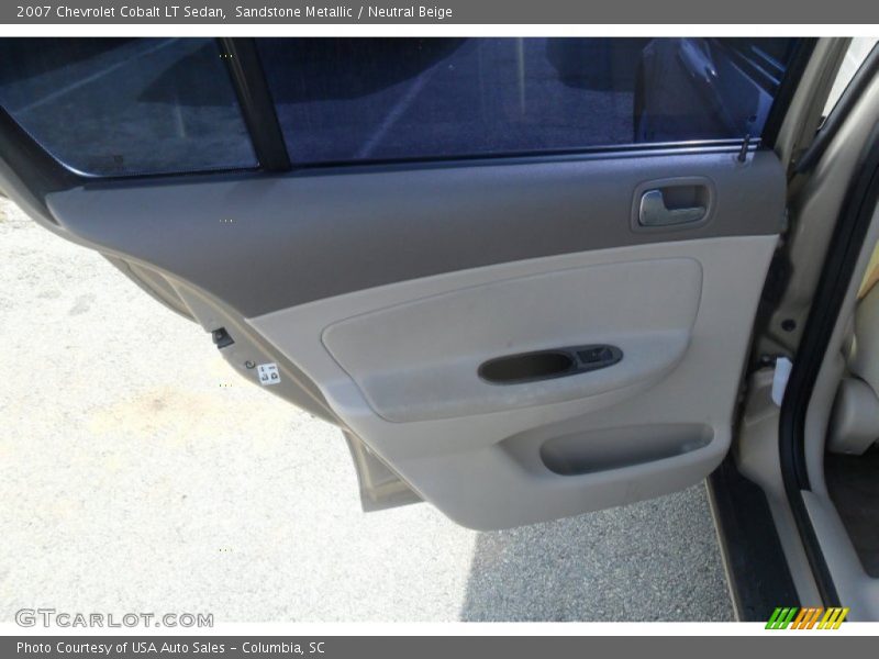 Sandstone Metallic / Neutral Beige 2007 Chevrolet Cobalt LT Sedan