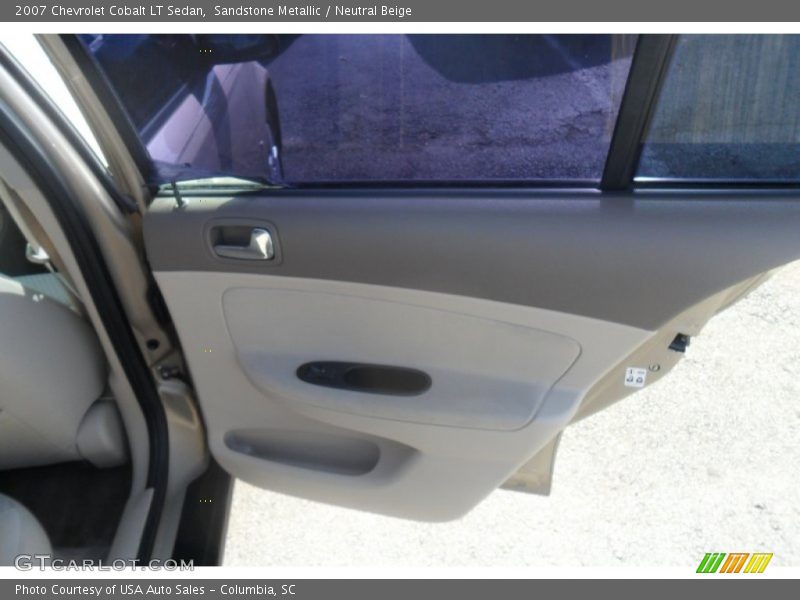 Sandstone Metallic / Neutral Beige 2007 Chevrolet Cobalt LT Sedan