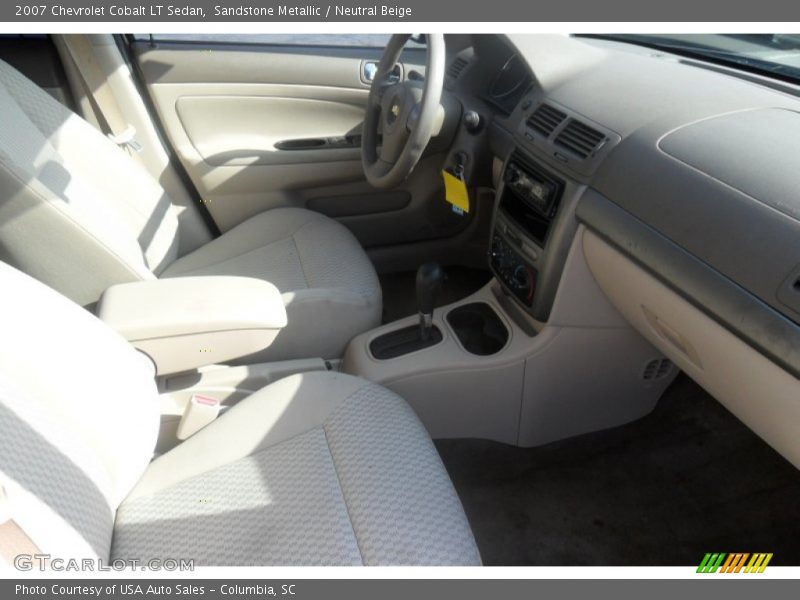 Sandstone Metallic / Neutral Beige 2007 Chevrolet Cobalt LT Sedan