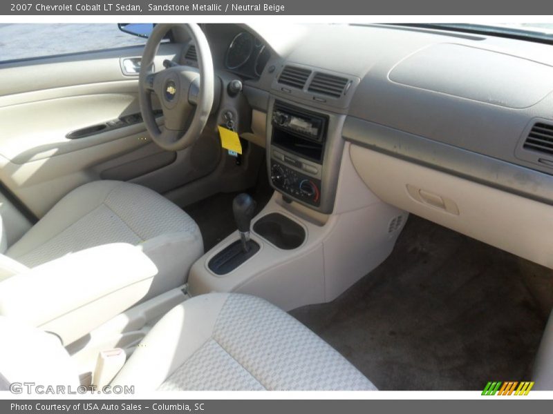 Sandstone Metallic / Neutral Beige 2007 Chevrolet Cobalt LT Sedan