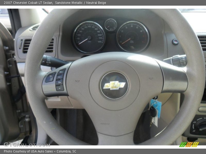 Sandstone Metallic / Neutral Beige 2007 Chevrolet Cobalt LT Sedan
