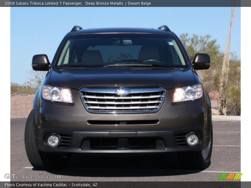 Deep Bronze Metallic / Desert Beige 2008 Subaru Tribeca Limited 7 Passenger