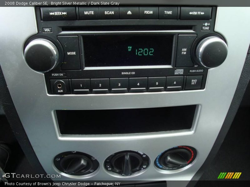 Bright Silver Metallic / Dark Slate Gray 2008 Dodge Caliber SE