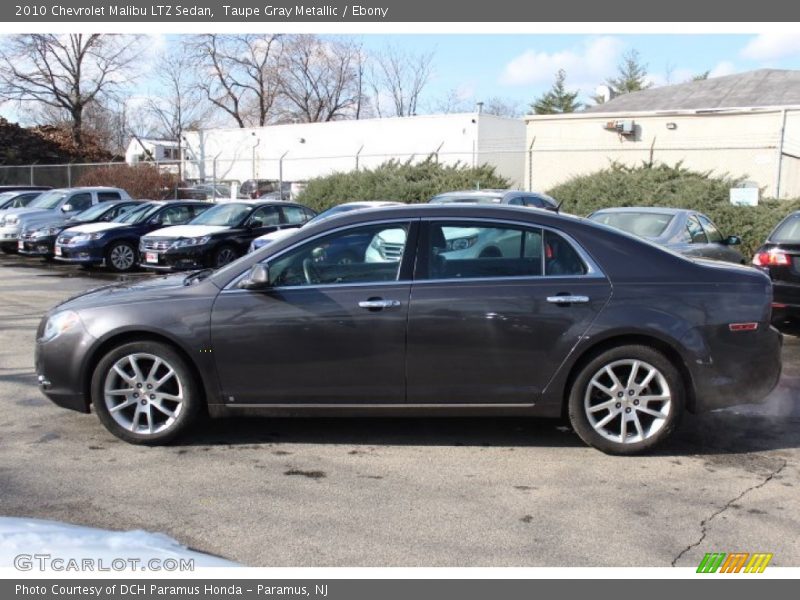 Taupe Gray Metallic / Ebony 2010 Chevrolet Malibu LTZ Sedan