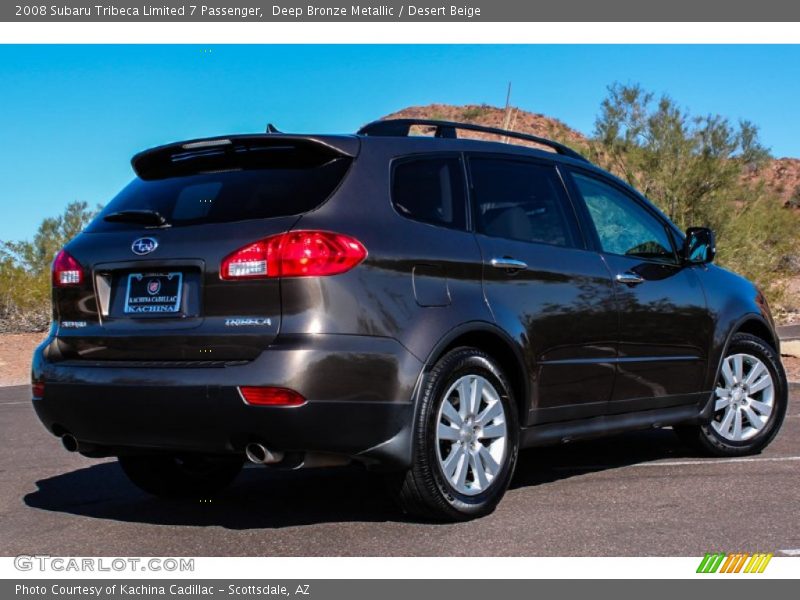 Deep Bronze Metallic / Desert Beige 2008 Subaru Tribeca Limited 7 Passenger