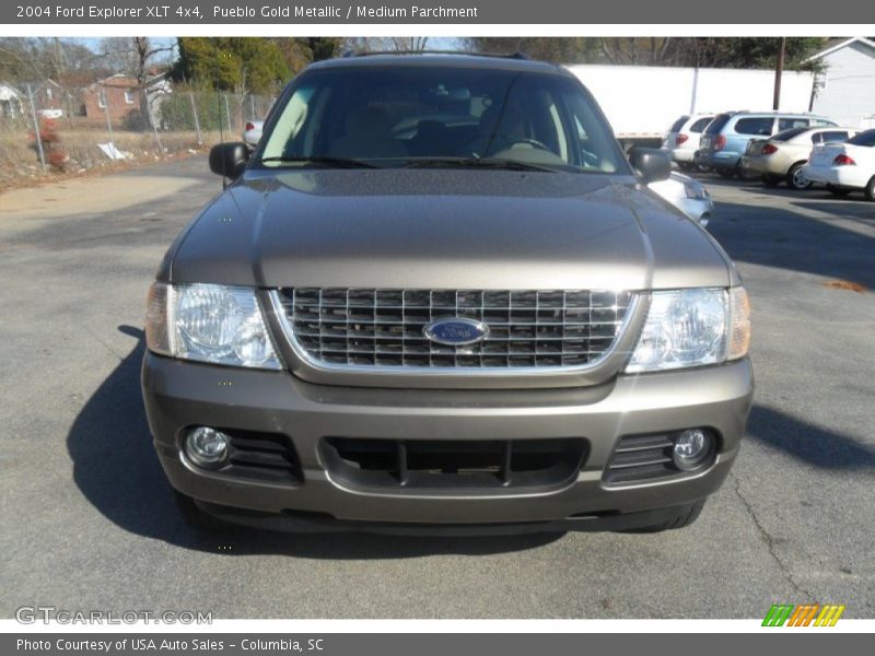 Pueblo Gold Metallic / Medium Parchment 2004 Ford Explorer XLT 4x4