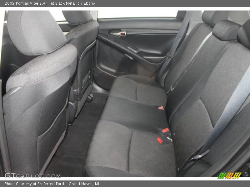 Jet Black Metallic / Ebony 2009 Pontiac Vibe 2.4