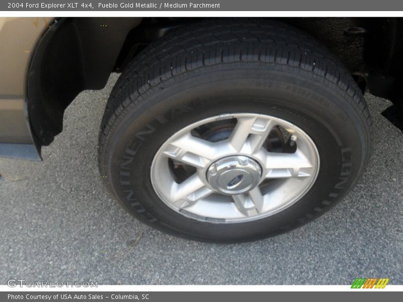 Pueblo Gold Metallic / Medium Parchment 2004 Ford Explorer XLT 4x4