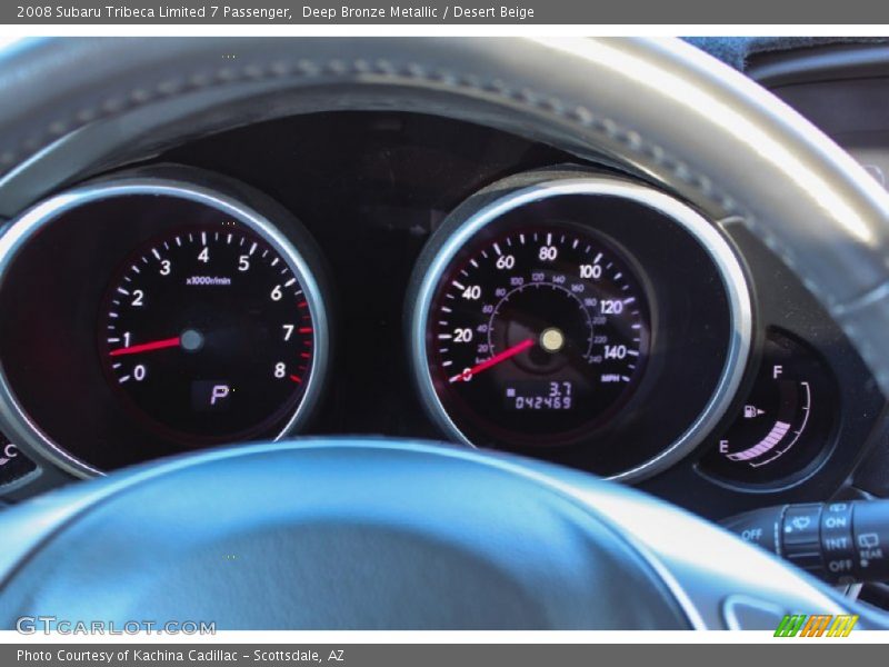 Deep Bronze Metallic / Desert Beige 2008 Subaru Tribeca Limited 7 Passenger