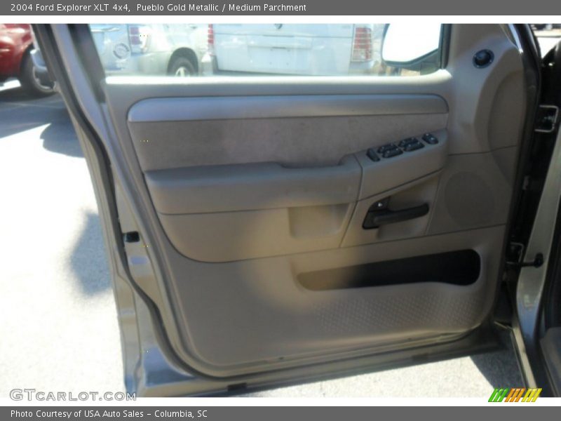 Pueblo Gold Metallic / Medium Parchment 2004 Ford Explorer XLT 4x4