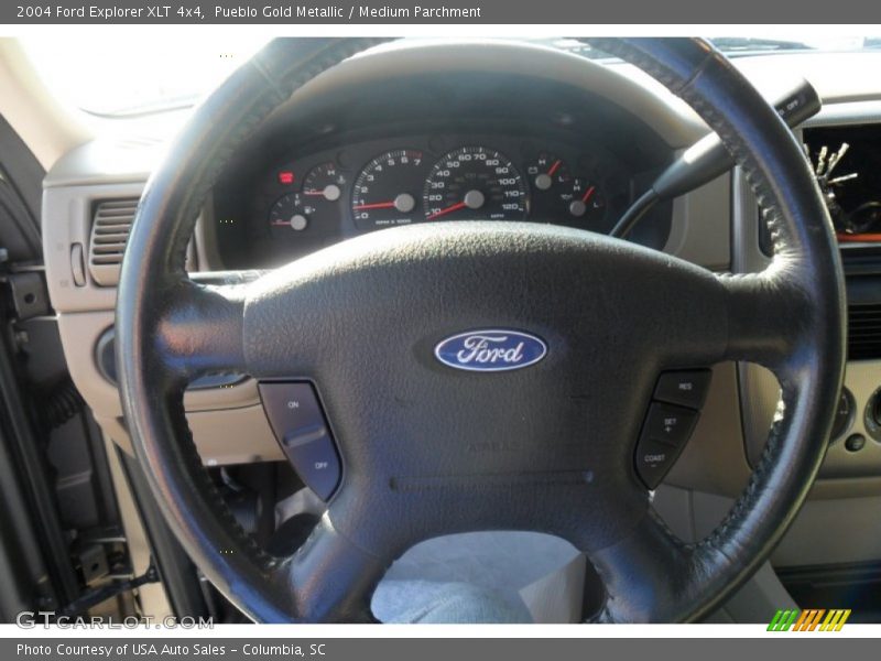 Pueblo Gold Metallic / Medium Parchment 2004 Ford Explorer XLT 4x4