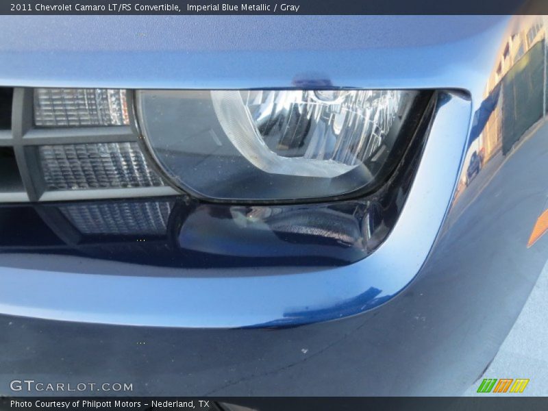 Imperial Blue Metallic / Gray 2011 Chevrolet Camaro LT/RS Convertible