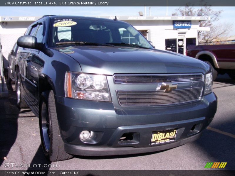 Blue Granite Metallic / Ebony 2009 Chevrolet Tahoe LT 4x4