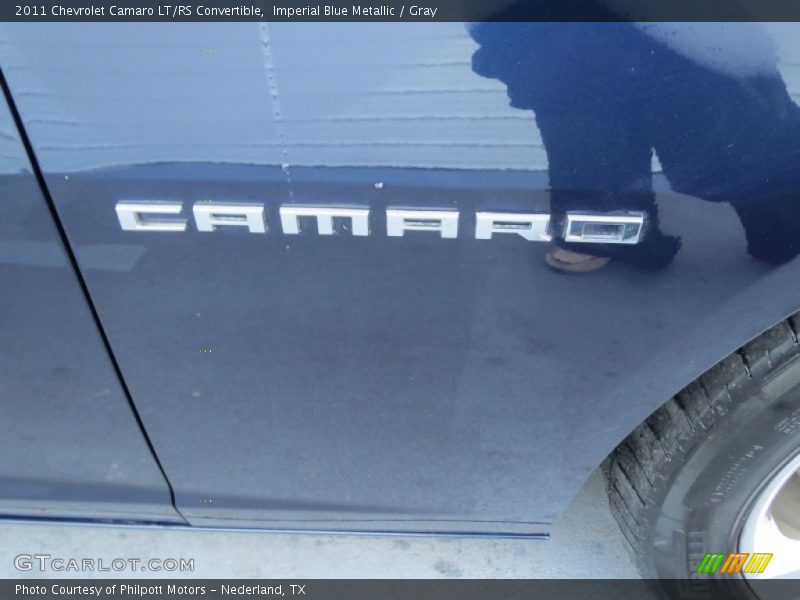 Imperial Blue Metallic / Gray 2011 Chevrolet Camaro LT/RS Convertible