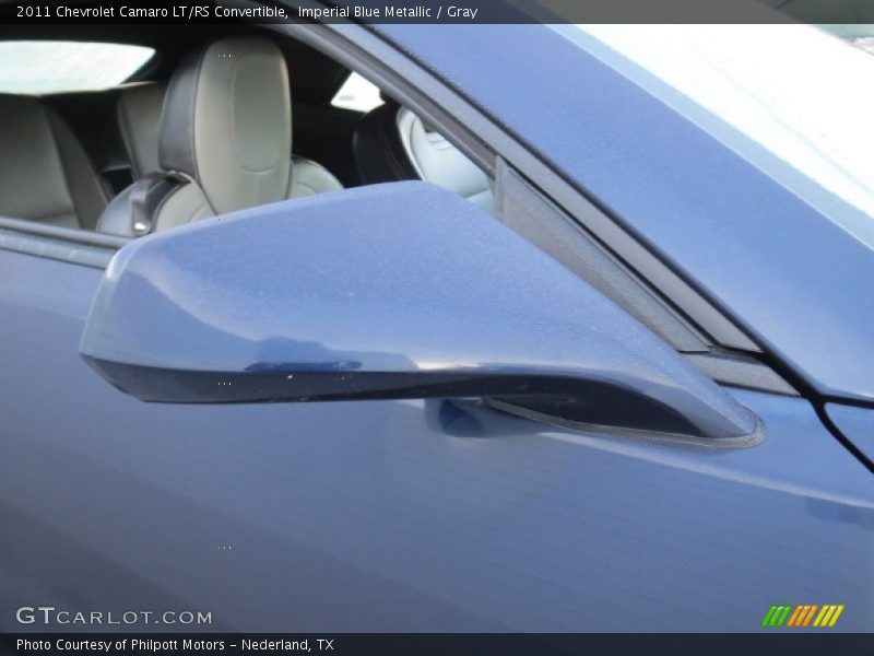 Imperial Blue Metallic / Gray 2011 Chevrolet Camaro LT/RS Convertible