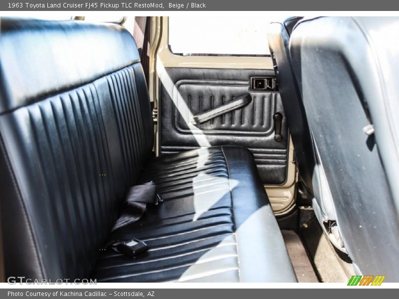 Rear Seat of 1963 Land Cruiser FJ45 Pickup TLC RestoMod