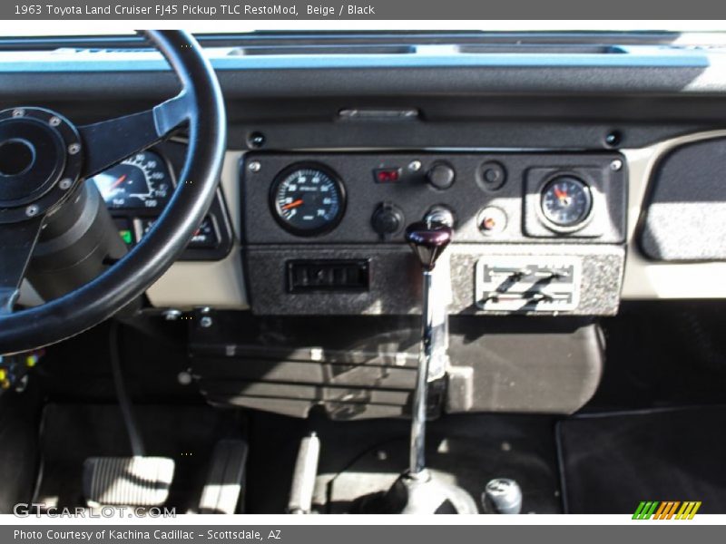 Dashboard of 1963 Land Cruiser FJ45 Pickup TLC RestoMod