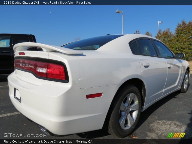 Ivory Pearl / Black/Light Frost Beige 2013 Dodge Charger SXT