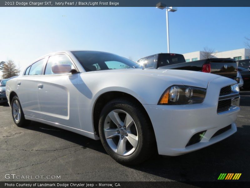Ivory Pearl / Black/Light Frost Beige 2013 Dodge Charger SXT