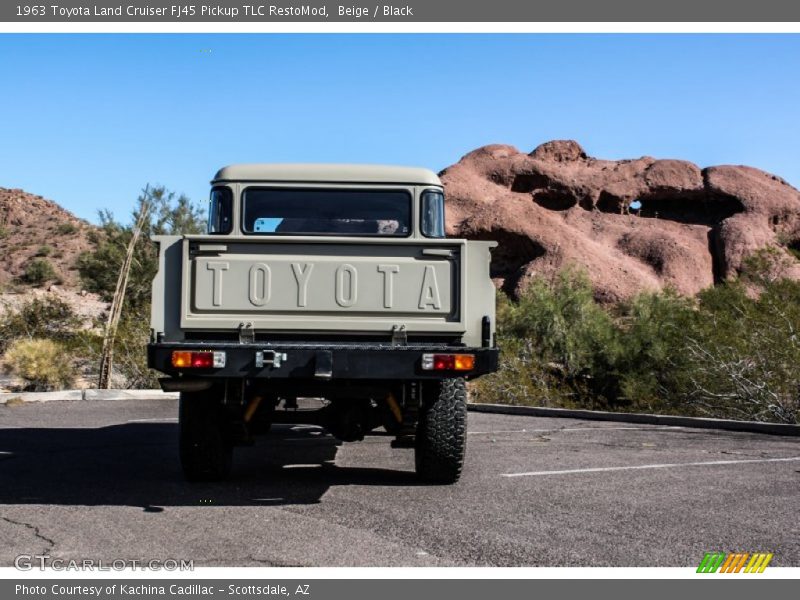 Beige / Black 1963 Toyota Land Cruiser FJ45 Pickup TLC RestoMod