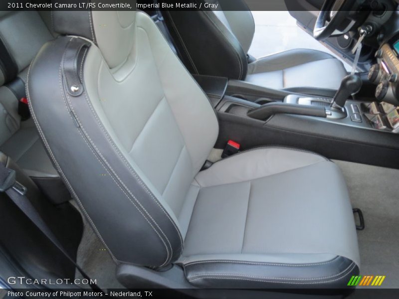 Imperial Blue Metallic / Gray 2011 Chevrolet Camaro LT/RS Convertible
