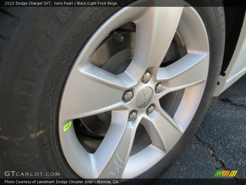 Ivory Pearl / Black/Light Frost Beige 2013 Dodge Charger SXT