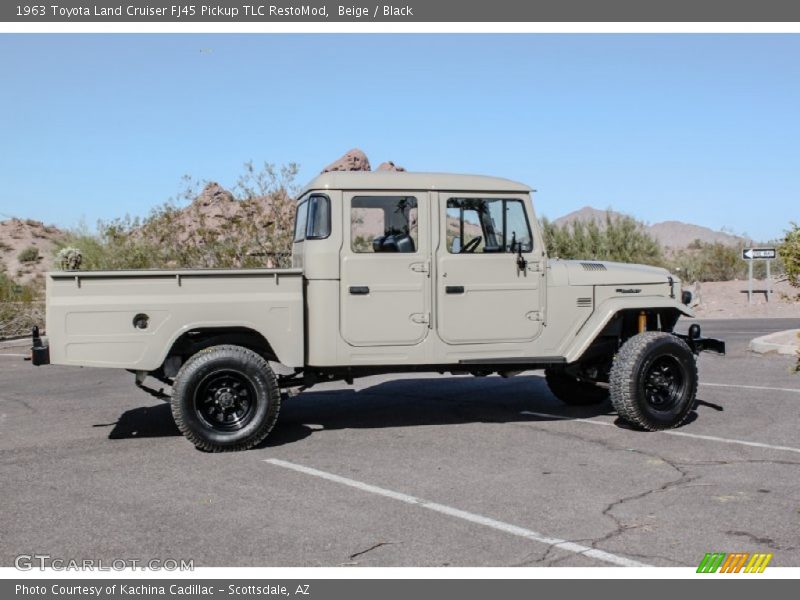  1963 Land Cruiser FJ45 Pickup TLC RestoMod Beige